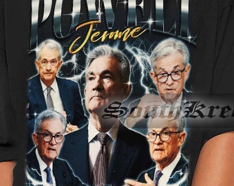 Limited Jerome Powell Vintage T-Shirt, Jerome Powell Fan Tees, Jerome Powell Homage Tshirt, Jerome Powell Merch, Retro Jerome Powell Shirt
