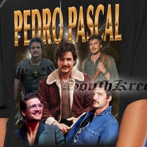 Limited Pedro Pascal Vintage T-Shirt, Pedro Pascal Fan Shirt, Actor Pedro Pascal Shirt, Pedro Pascal Gift Merch, Pedro Pascal Bootleg Shirt
