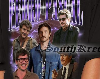 Limitiertes Petro Pascal Unisex Hemd für Herren und Damen 90er Jahre