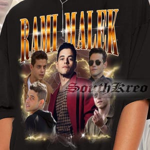 Limited Rami Malek Unisex Shirt For Man and Woman 90s