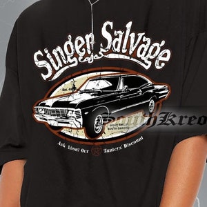 Limited Singer Salvage Winchester Brother - Supernatural Bros Unisex Shirt for Man and Woman 90s