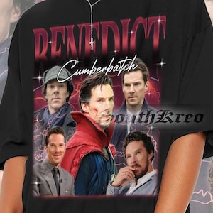 Limited Benedict Cumberbatch Vintage T Shirt - Unisex Shirt For Man and Woman 90s