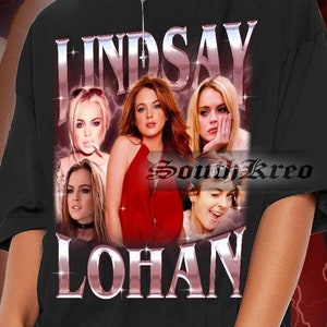 Limited Lindsay Lohan Vintage Shirt, Lindsay Lohan Fan Tees, Lindsay Lohan Homage Shirt, Lindsay Lohan Retro Shirt, Lindsay Lohan Gift Merch