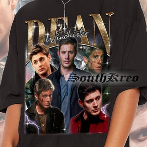 Retro Dean Winchester- Supernatural Vintage Tshirt - Unisex Shirt For Man and Woman 90s