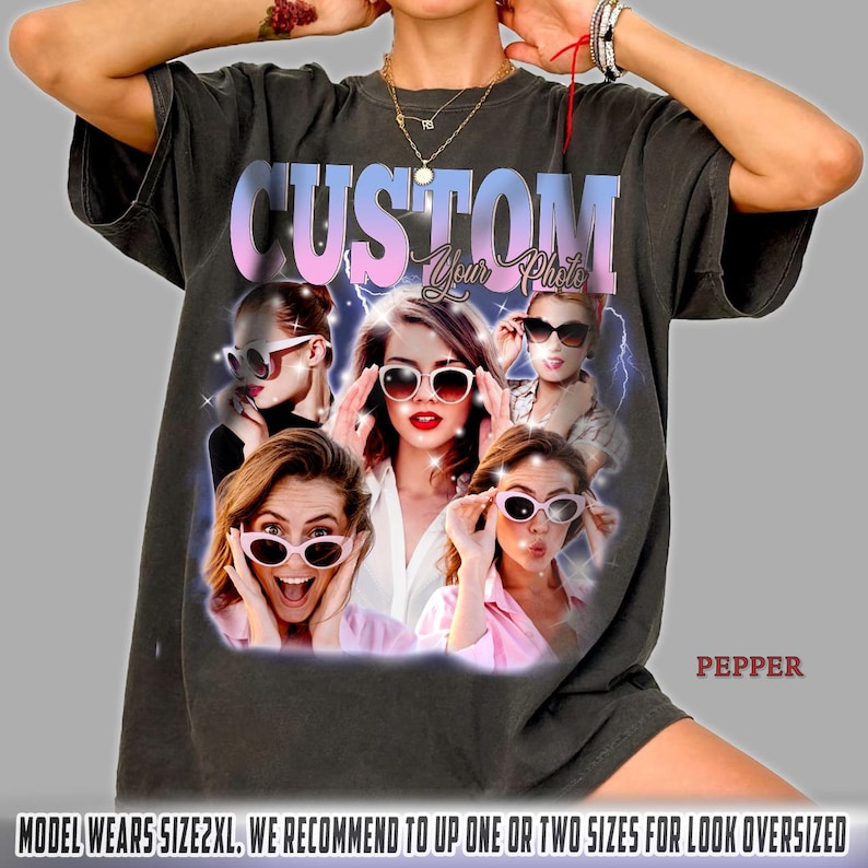 Unisex size chart for custom girlfriend bootleg shirt Comfort Colors tee