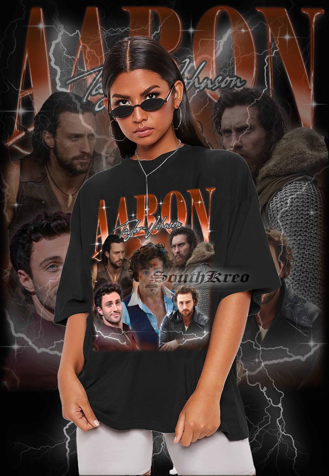 Limited Aaron Taylor Johnson Vintage Shirt, Aaron Taylor Johnson Fan ...
