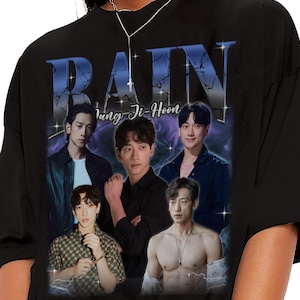 Retro Rain Jung Ji hoon Unisex Shirt for Man and Woman 90s