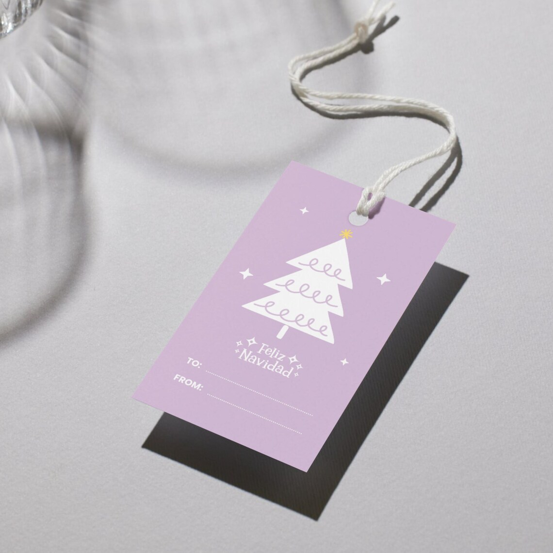 Printable Feliz Navidad Gift Tags, Minimalist Christmas (canva Template ...