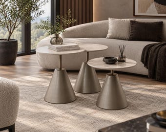 Ensemble de 3 tables d'appoint modernes