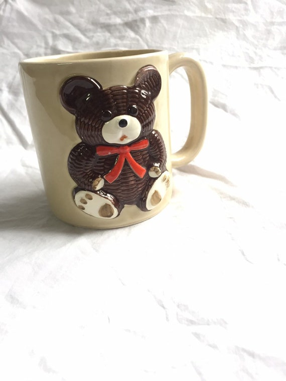 teddy bear with coffee