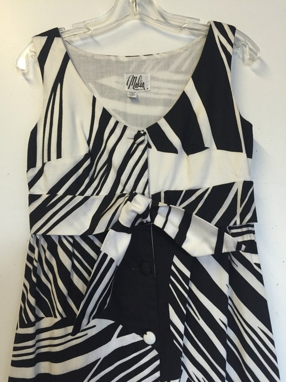 Amazing abstract Black & White Vintage Malia Honol