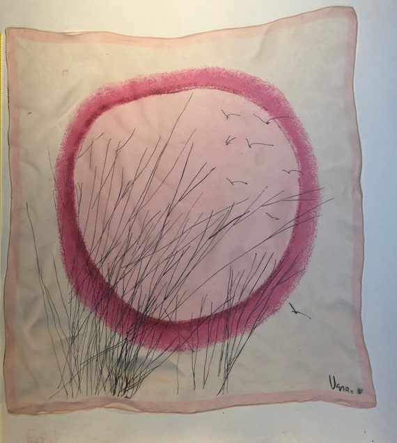 silk Vintage Vera scarf Vera Neumann 1960s ladybug
