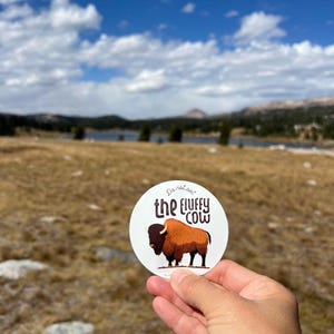 Do Not Pet the Fluffy Cow Sticker