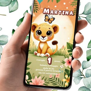 Inviti di Compleanno Digitali a Tema Giungla – Personalizzabili