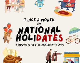 Guía de actividades para organizar citas nocturnas e ideas para organizar eventos Descarga digital: Eventos con temática de festividades nacionales