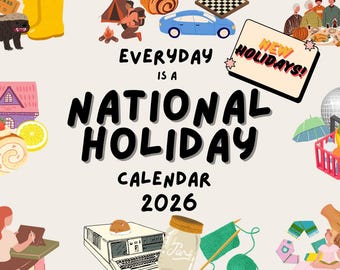 Calendario 2026: ¡Todos los días son festivos nacionales!