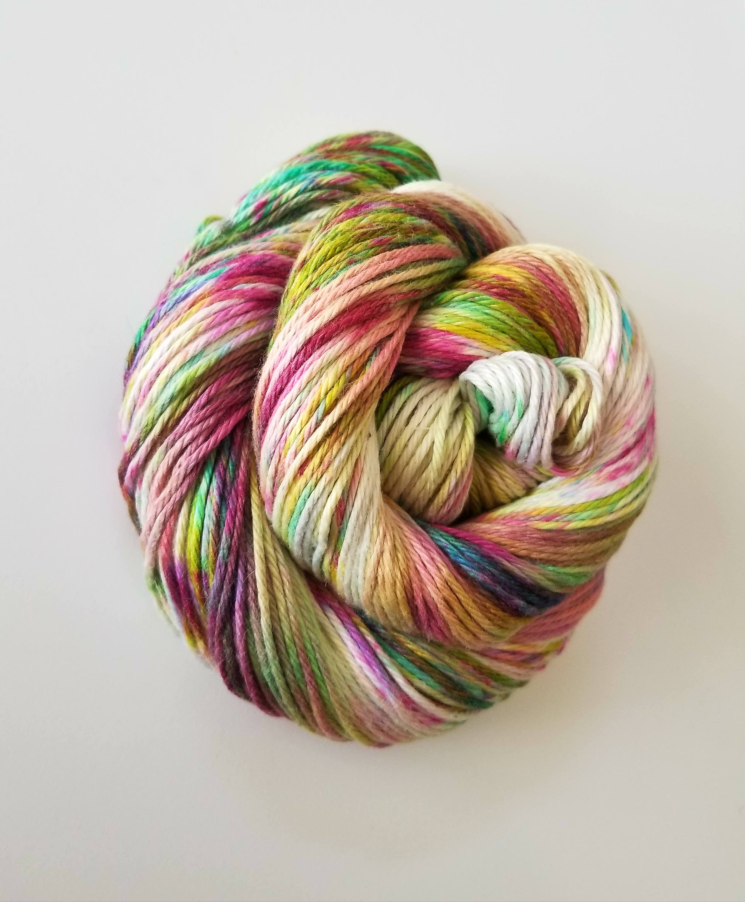 Bayou 100 Organic Cotton, Hand Dyed, Fingering Weight, Variegated