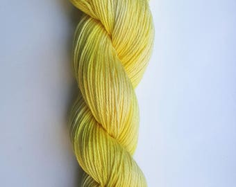 Sunshine- 100 Organic Cotton, Hand Dyed, Solid Color, Hand Painted