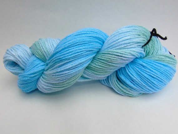 Rain Drops "Storm Warning Collection" 100 Organic Cotton Hand Dyed Bulky Weight Ombre Yarn