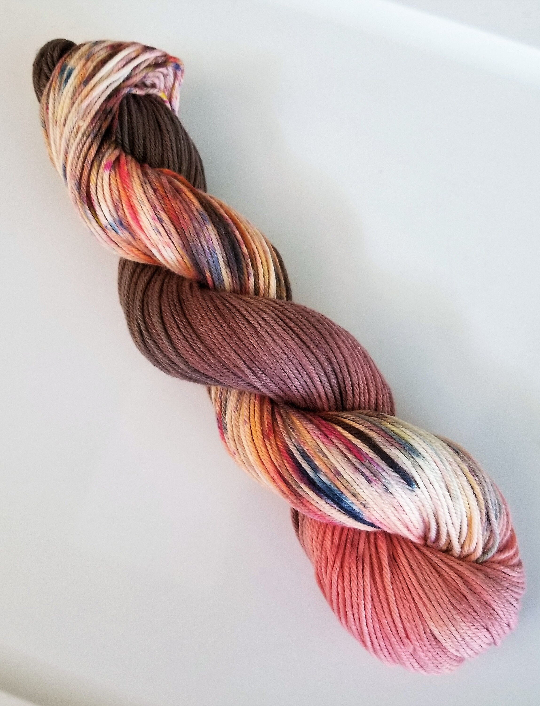 Pas de Deux 100 Organic Cotton, Hand Dyed, Fingering Weight, Ombre