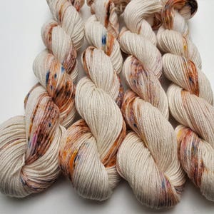 Zen- 100 Cotton Yarn, Hand Dyed, Speckled, Variegated, Hand Painted Yarn