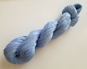 Icicle- 100% Organic Cotton, Hand Dyed, Sport Weight, Solid Colorway