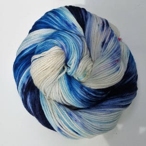 Use The Good China- 100 Cotton, Hand Dyed, Variegated, Speckled, Hand Painted Yarn