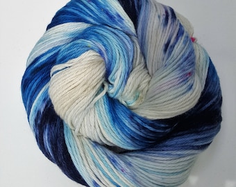 Use The Good China- 100 Cotton, Hand Dyed, Variegated, Speckled, Hand Painted Yarn