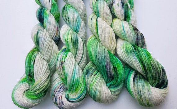 Celtic- 100 Cotton, Hand Dyed, Speckled, Variegated Yarn