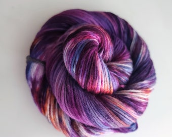 Soul Mate- 100% Organic Cotton, Hand Dyed, Fingering Weight, Ombre, Variegated, Hand Painted Yarn