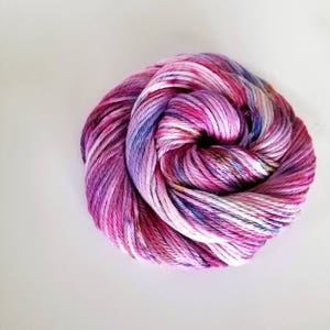 As You Wish- 100% cotton, Hand dyed, fingering weight, Speckled, Hand Painted