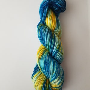 Rio- 100% Organic Cotton, Hand Dyed, Bulky Weight, Variegated, Speckled Yarn