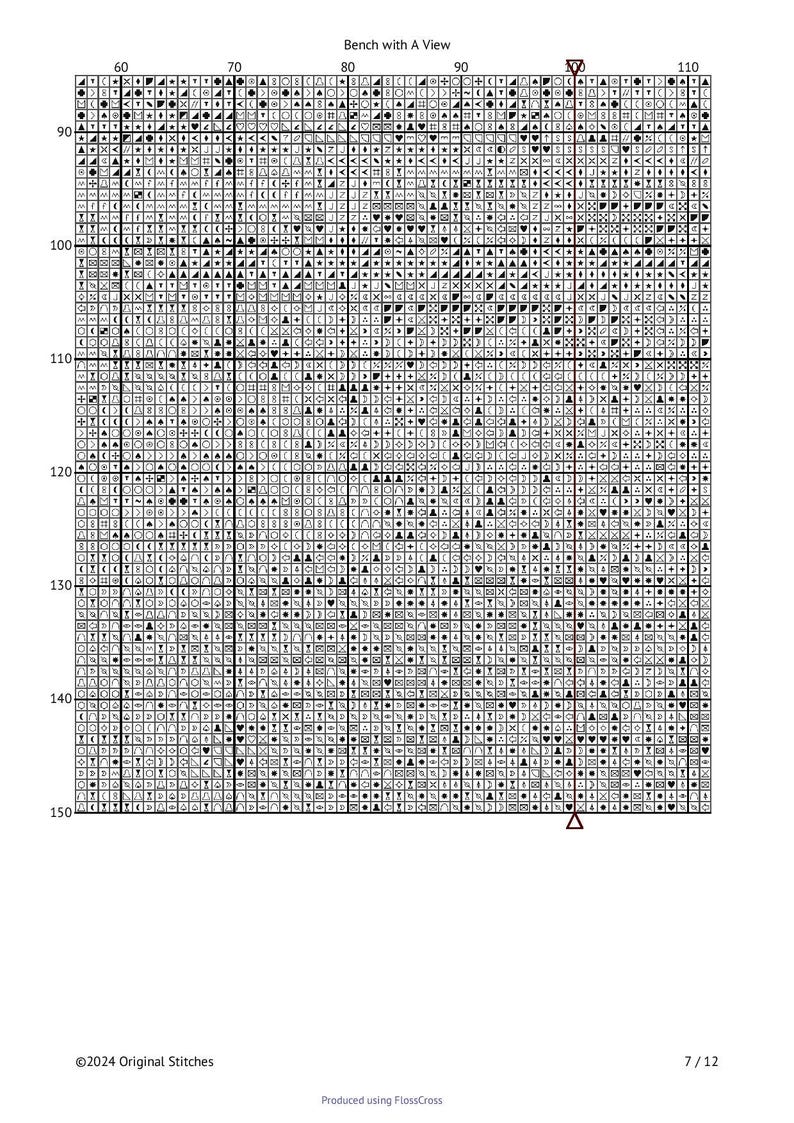 Benchview Chart Bench With a View - Etsy