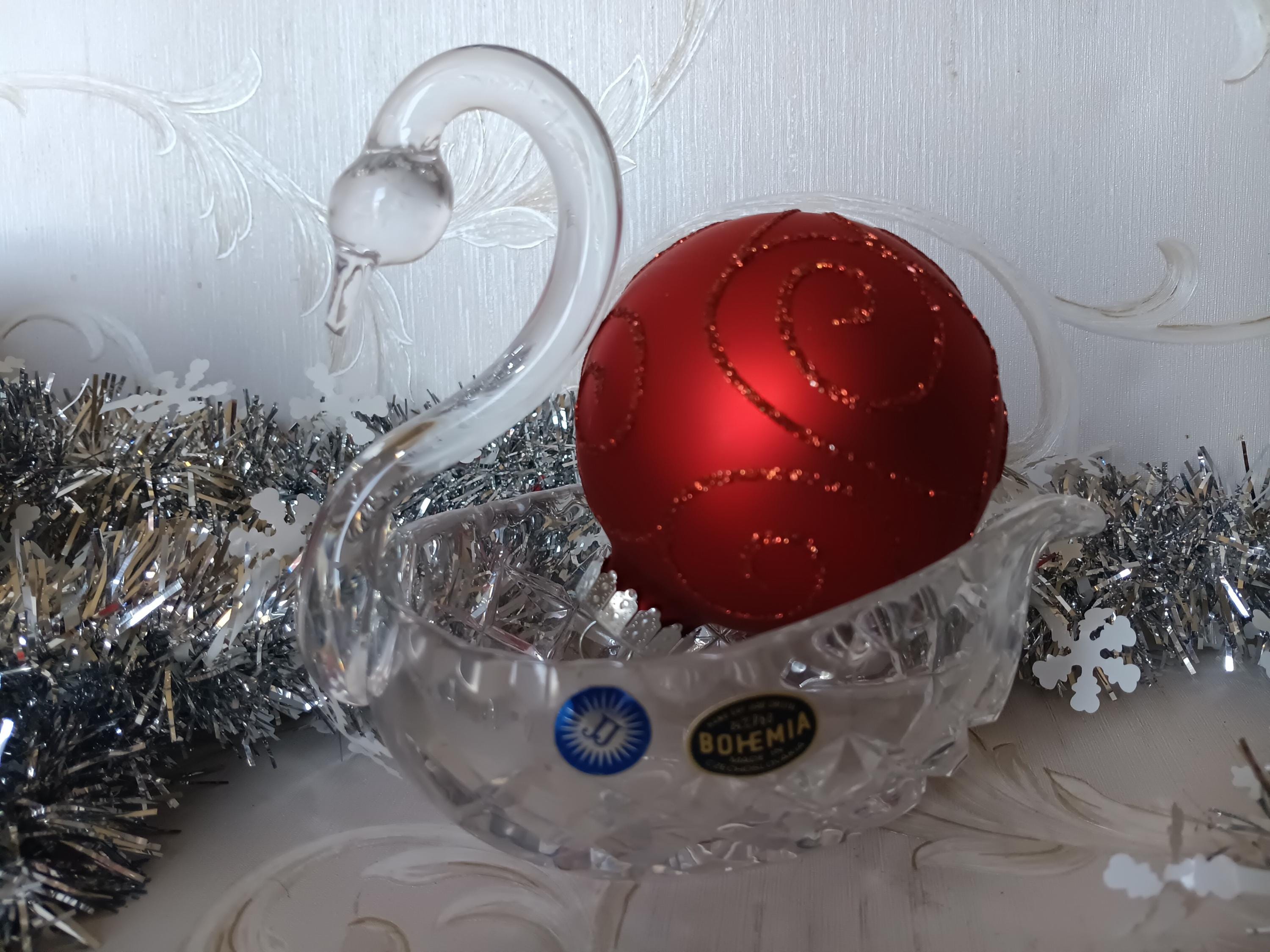 Bohemia Crystal Swan - Etsy