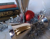 Vintage Silver Plated Goblets - Set of 2 - Elegant Wine Glasses