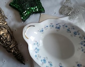 Vintage Royal Albert Bone China Trinket Dish: Memory Lane Pattern