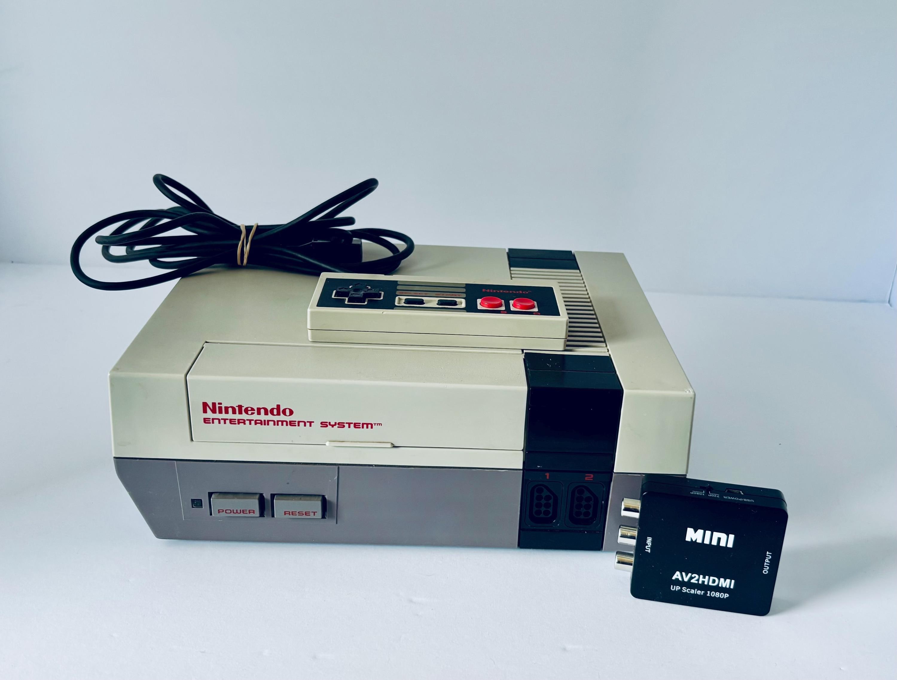 Nintendo NES Console | 1 OEM Controller + All Cords Included