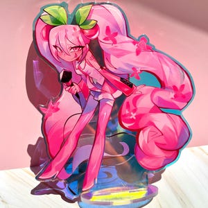 Pre-order | Sakura Hatsune Miku  acrylic Standee | decor