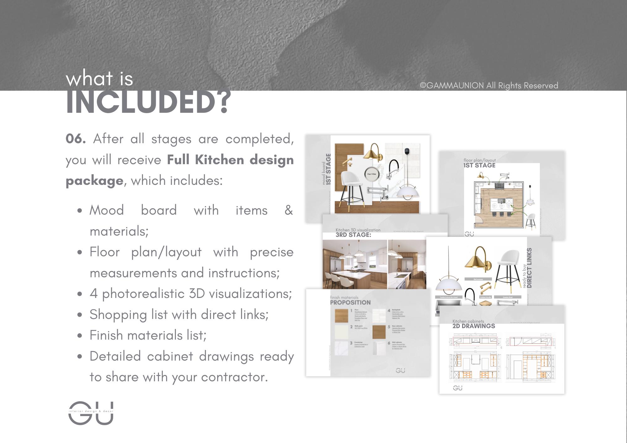 CUSTOM Interior Design - KITCHEN: 3D Visualization Renders, Shopping ...