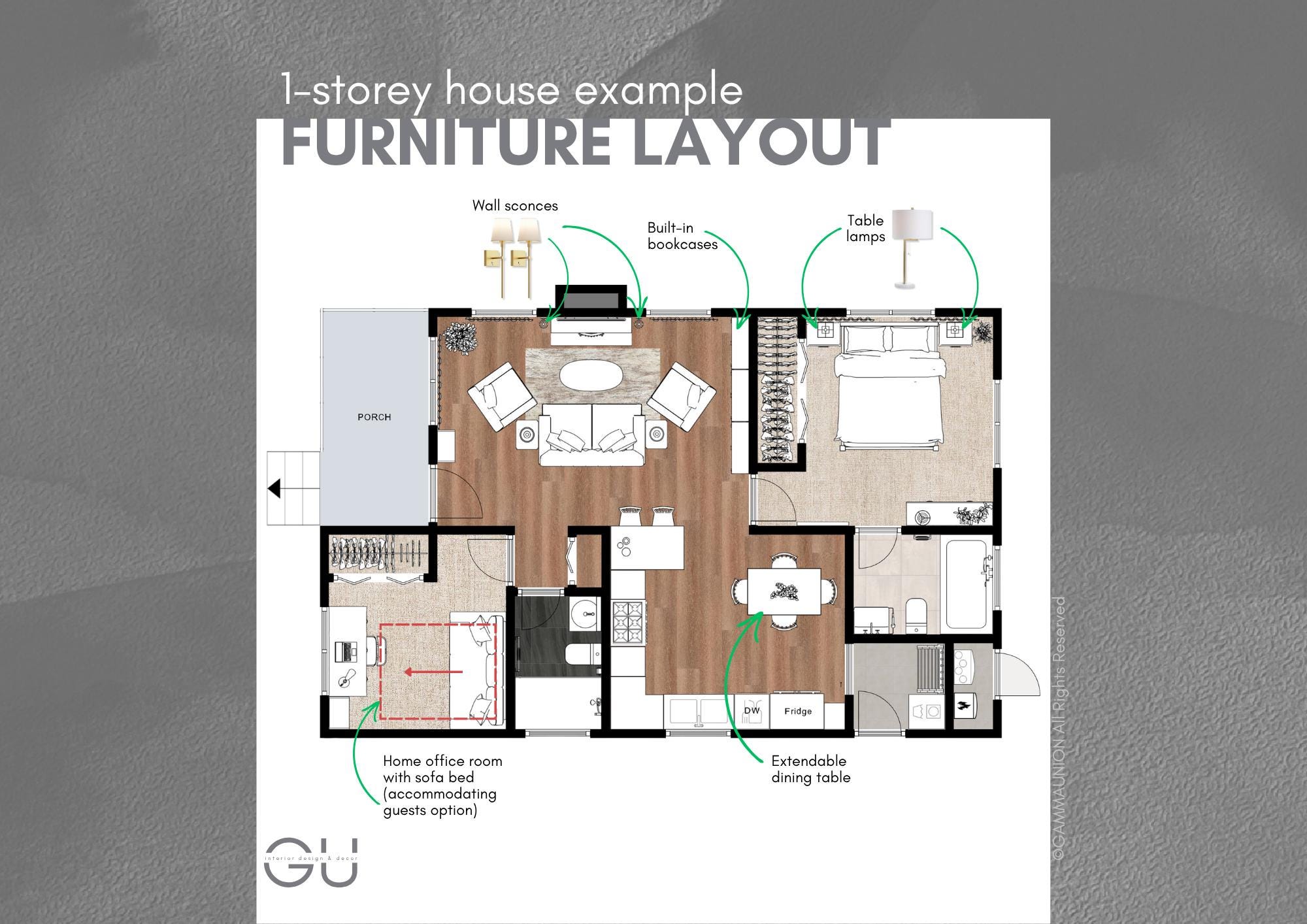CUSTOM Furniture Layout: Floor Plan & Spacial Planning for Home ...