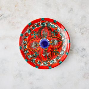 Midcentury Modern Sicilian Ceramic Wall Plate: Wheat Spikes of Abundance, Sicily Italy Pottery