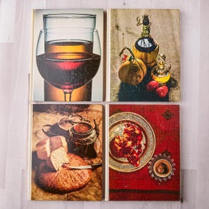 Vintage Cookbook Series, Time Life, Foods of the World, Vintage Food and Travel Photography, Africa, Middle East, Italy, Wine and Spirits