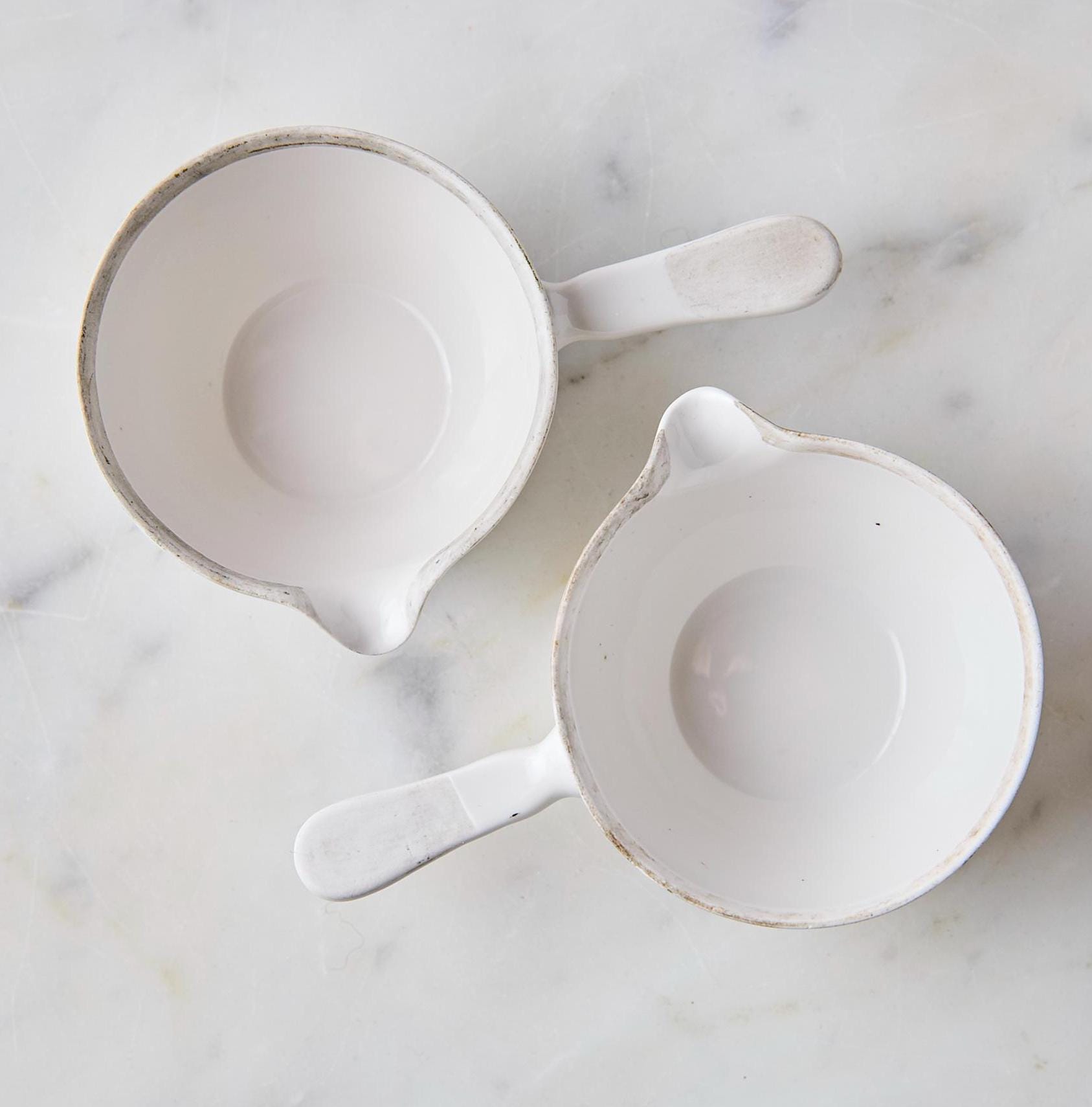 Vintage Coors USA White Porcelain Laboratory Measuring Cups