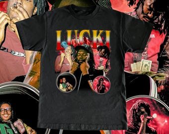 Lucki Vintage Design Shirt – Freewave Rapper Tee