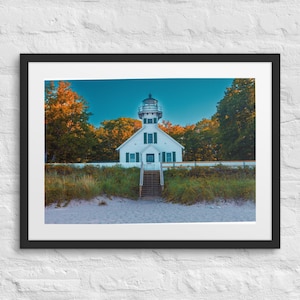 Mission Point Lighthouse Framed poster