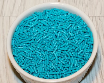 Cake and Cupcake Sprinkles Bulk Teal Edible Sprinkles 26 oz Teal SprinklesTeal Cookie