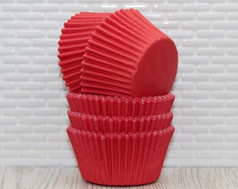 Red Heavy Duty Cupcake Liners (Qty 32) Red Heavy Duty Baking Cups, Red Cupcake Liners, Red Baking Cups, Cupcake Liners, Baking Cups