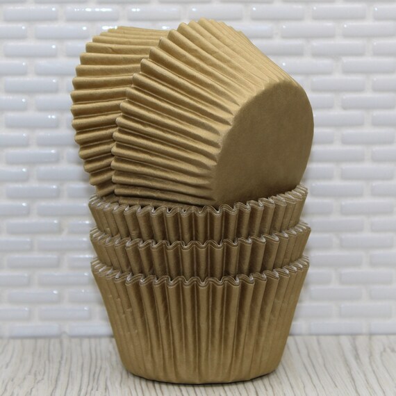 Gold Sheen Heavy Duty Cupcake Liners qty 32 Gold Baking Cups Gold Cupcake Papers Gold Cupcake Wrappers Gold Wedding Cupcake Liners Etsy