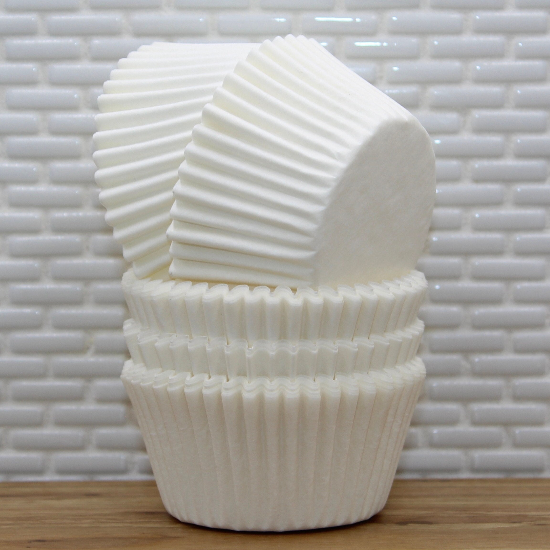 Baking Cup White Cupcake Wrappers White Heavy Duty Cupcake Liners