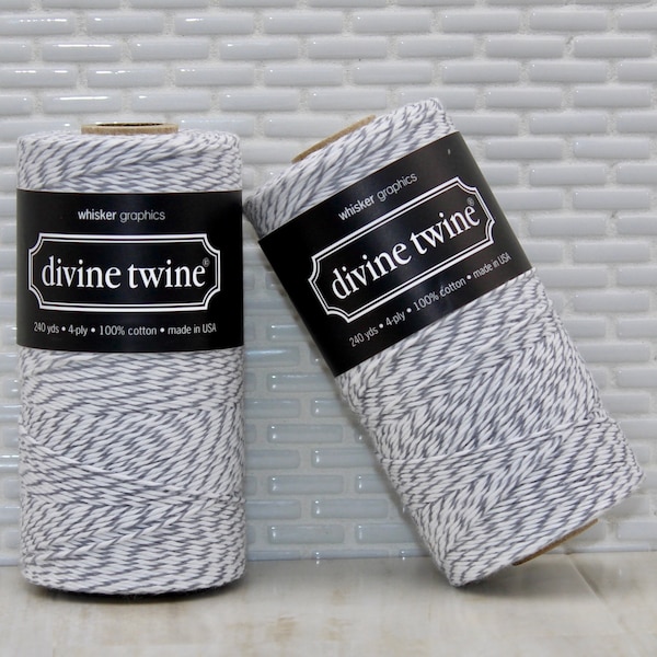 Gray Divine Twine Etsy